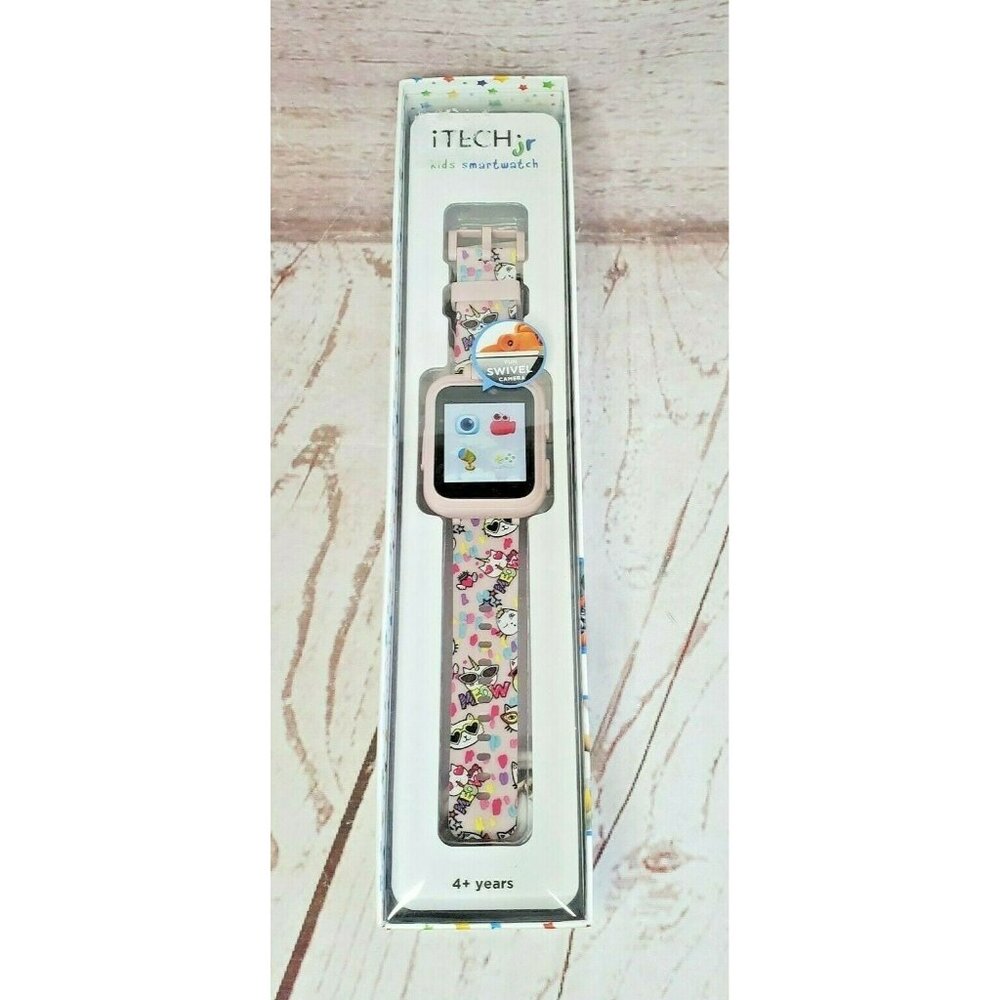 Pink iTech JR Kids Durable Touch Screen Smartwatch With Camera And Games